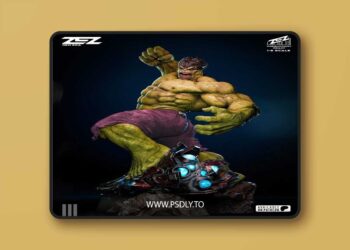 ZEZ Studio – Hulk Statue and Bust – 3D Print Model STL