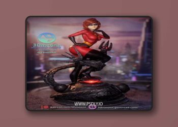 3Dmoonn – Incredibles – Elastigirl – 3D Print Model STL
