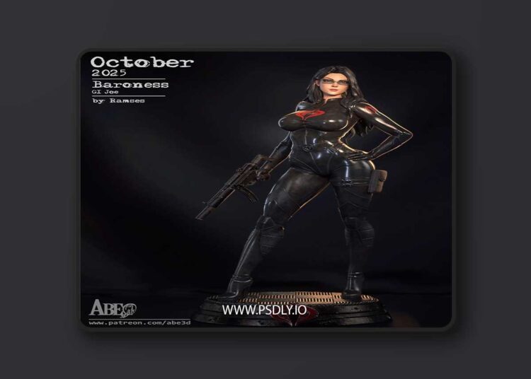 Abe3D – Baroness – 3D Print Model STL 1 Abe3D – Baroness – 3D Print Model STL