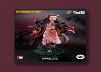 Bee Figures – Nezuko – Demon Slayer Kimetsu no Yaiba – 3D Print Model STL