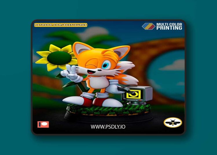 Bee Figures – Tails – Sonic Classic – 3D Print Model STL 1 Bee Figures – Tails – Sonic Classic – 3D Print Model STL
