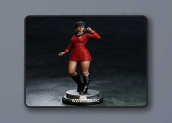 BrunoArt3D – Lieutenant Uhura – 3D Print Model STL