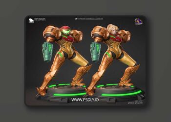 Bulkamancer Sculpts – Samus Aran – Metroid – 3D Print Model STL