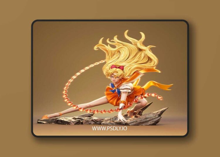 CA 3D Studios – Minako Aino – 3D Print Model STL 1 CA 3D Studios – Minako Aino – 3D Print Model STL