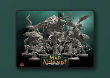 Crippled God Foundry – The Mad Alchemist May 2025 – 3D Print Model STL