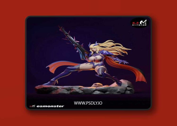 E.S Monster – Artoria Pendragon Alter – 3D Print Model STL 1 E.S Monster – Artoria Pendragon Alter – 3D Print Model STL