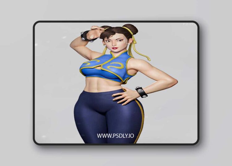 E.S Monster – Chun-Li P2 – 3D Print Model STL 1 E.S Monster – Chun Li P2 – 3D Print Model STL