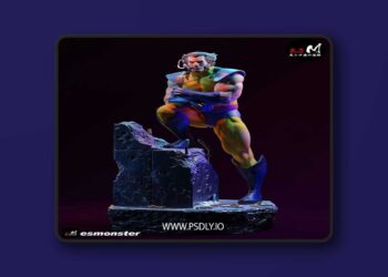 E.S Monster – Wolverine – 3D Print Model STL