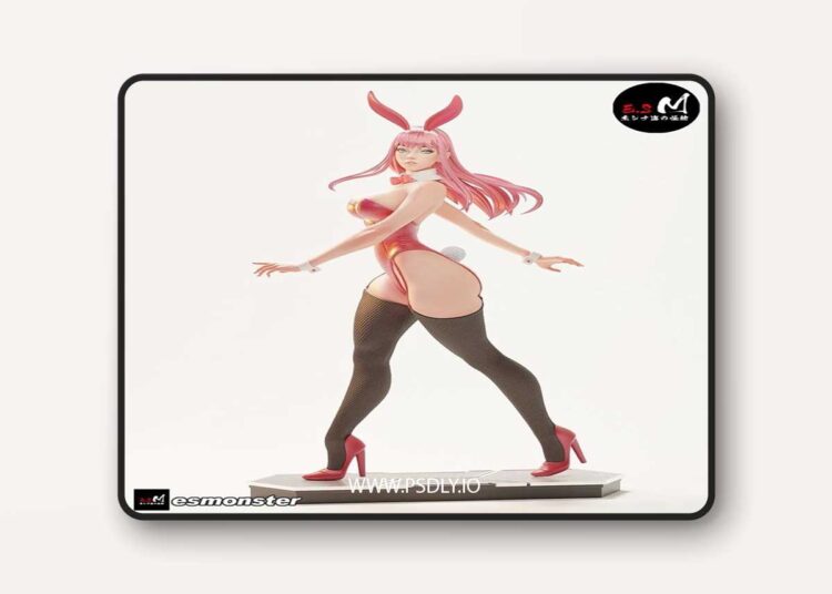 E.S Monster – Zero Two Bunny – 3D Print Model STL 1 E.S Monster – Zero Two Bunny – 3D Print Model STL