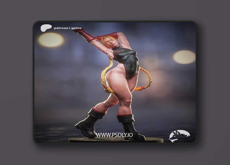 Gatsu Studios – Cammy White – 3D Print Model STL 1 Gatsu Studios – Cammy White – 3D Print Model STL