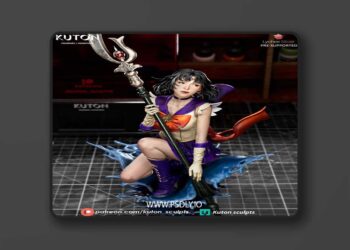 Kuton Figurines – Sailor Moon Saturn – 3D Print Model STL