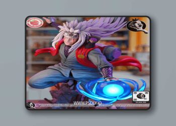 LionRealm Studio – Jiraiya – Naruto – 3D Print Model