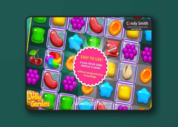 Match 3 Jelly Garden Kit v2.5 1 Match 3 Jelly Garden Kit v2.5