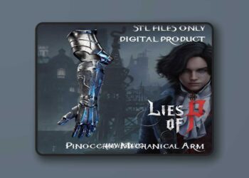 Mechanical Arm Lies of P 3D print Model