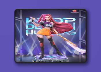 Neko Figurines – Kpop Demon Hunters – Mira – 3D Print Model STL