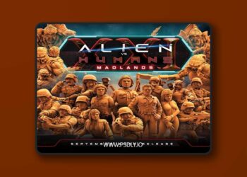 Papsikels Miniatures – Aliens vs Humans – Madlands September 2025 – 3D Print Model STL