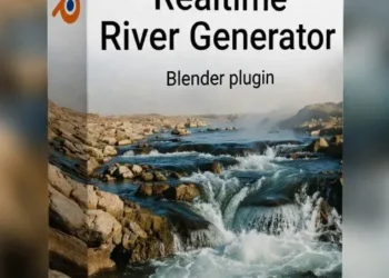 Realtime River Generator v1.3.1 for Blender