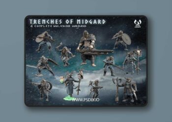 Rise Craft – Trenches of Midgard – Warband – 3D Print Model STL