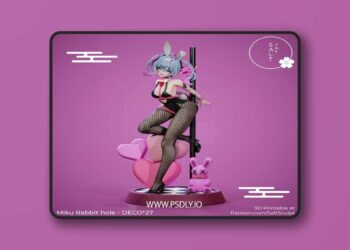 Saltsculpt – Miku Rabbit Hole – 3D Print Model STL