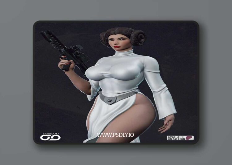 Shadaloo Studios – Princess Leia – 3D Print Model STL 1 Shadaloo Studios – Princess Leia – 3D Print Model STL