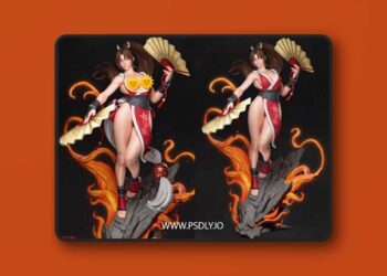 Shiranui Mai – P1 P2 P3 – 3D Print Model STL