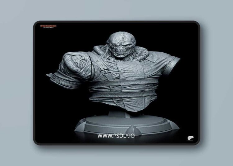 Tanuki Figures – Nemesis Bust – 3D Print Model STL 1 Tanuki Figures – Nemesis Bust – 3D Print Model STL