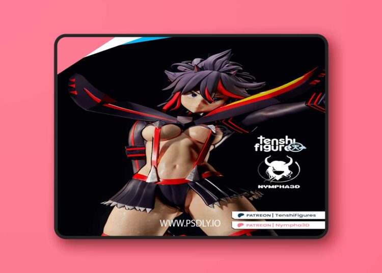 Tenshi Figures – Ryuko Matoi – Kill la Kill – 3D Print Model 1 Tenshi Figures – Ryuko Matoi – Kill la Kill – 3D Print Model