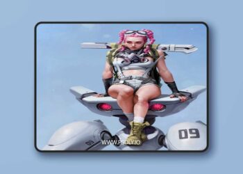 The Girl with Pink Hair – 3D Print Model