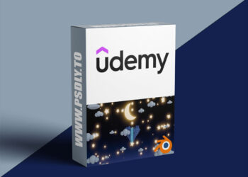 The Moon’s Resting Place: A Low Poly Blender Scene