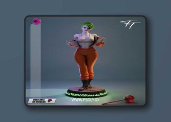 Trick or Treat – Joker Female – 3D Print Model STL