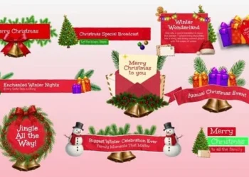 Videohive Christmas Lower Third 60873191