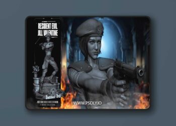 Wicked – Jill Valentine Sculpture – 3D Print Model STL