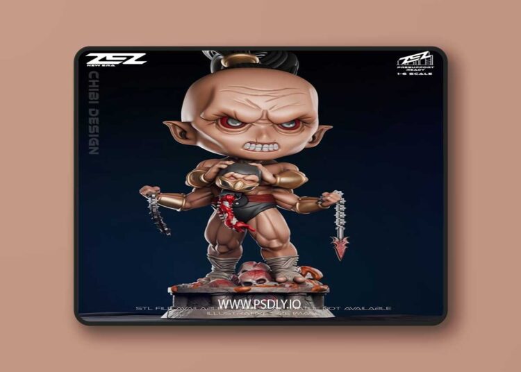 ZEZ Studio – Goro Chibi – 3D Print Model STL 1 ZEZ Studio – Goro Chibi – 3D Print Model STL