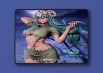 3Dmoonn – Bleach – Nelliel – 3D Print Model STL