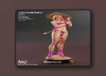 Abe3D – Cammy SF6 Costume 4 – 3D Print Model STL