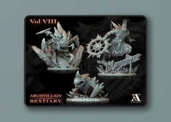 Archvillain Games – Archvillain Bestiary Vol. VIII – 3D Print Model