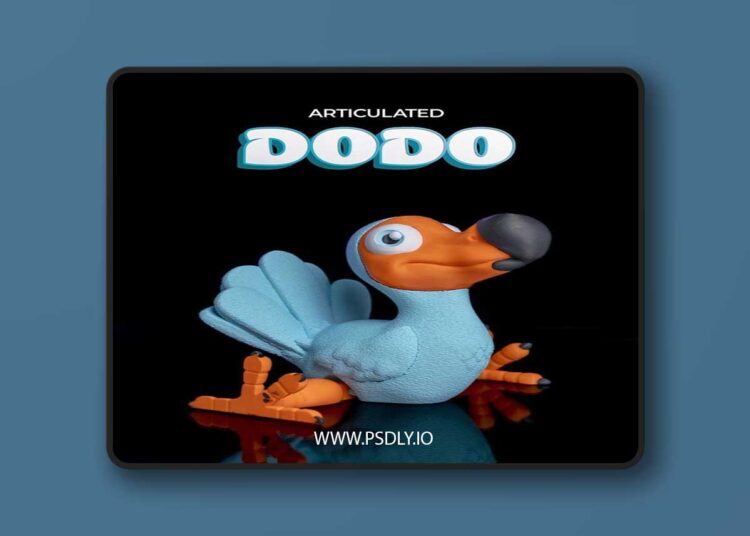 Articulated Dodo – 3D Print Model STL 1 Articulated Dodo – 3D Print Model STL