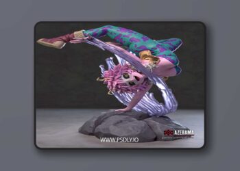 Azerama – My Hero Academia – Mina Ashido – 3D Print Model 1