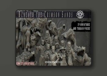 Beneath the Crimson Sands – 3D Print Model