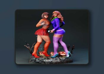 BrunoArt3D – Daphne and Velma – 3D Print Model STL