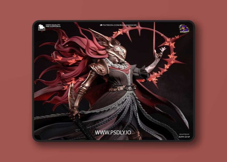 Bulkamancer Sculpts – Malenia – 3D Print Model STL 1 Bulkamancer Sculpts – Malenia – 3D Print Model STL