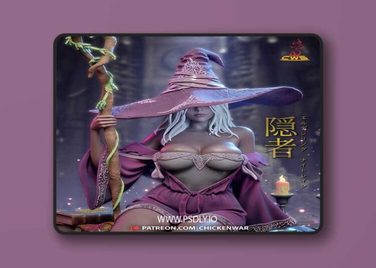 CW Studio – Elden Ring – Recluse – 3D Print Model STL 1 CW Studio – Elden Ring – Recluse – 3D Print Model STL