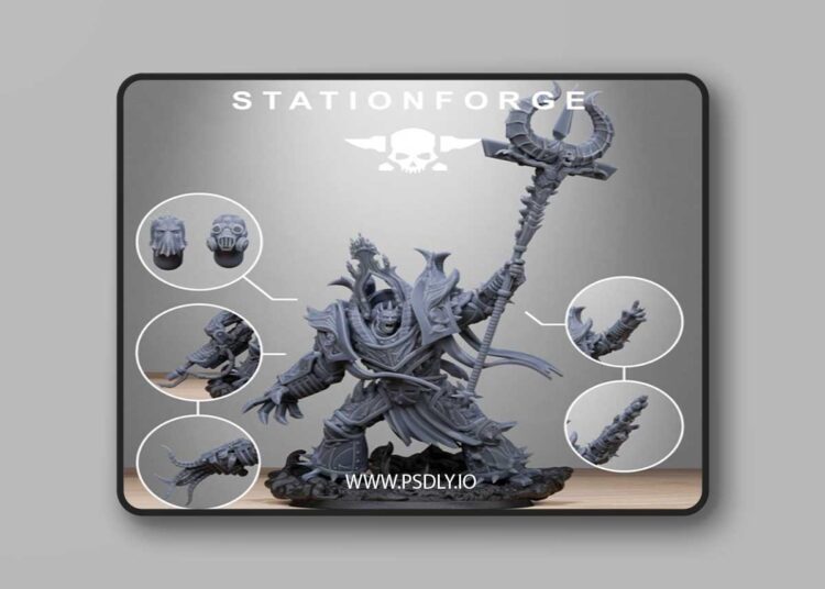 Corrupted Guard King Brute – 3D Print Model 1 Corrupted Guard King Brute – 3D Print Model