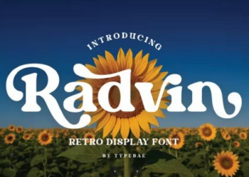 Creativemarket Radvin – Bold Retro Display Font