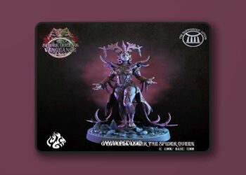 Crippled God Foundry – Gelyanna Abaeir the Spider Queen – 3D Print Model STL