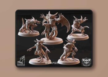 Dungeon Dog – Quasit Bundle – 3D Print Model