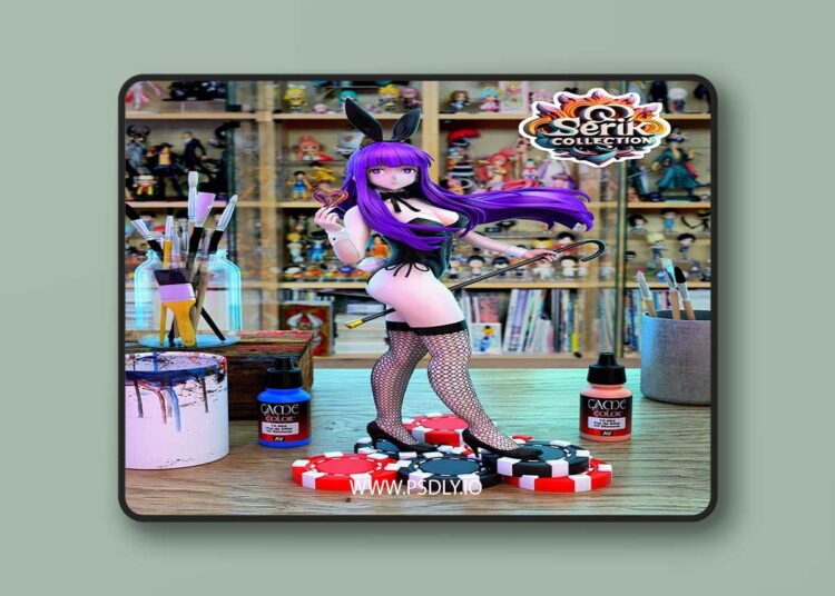 Frieren Bunny Ver. – Sousou no Frieren – 3D Print Model STL 1 Frieren Bunny Ver. – Sousou no Frieren – 3D Print Model STL