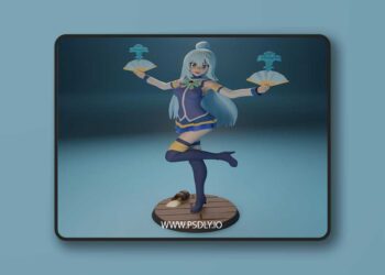 Funservice – Aqua from Konosuba anime – 3D Print Model STL