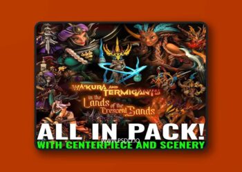 Heroes Infinite – Wakura and Termigants in the Lands of the Crescent Sands – 3D Print Model STL