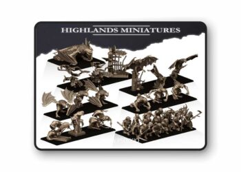 Highlands Miniatures – October 2025 – Monsters of the Crypt – 3D Print Model